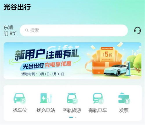 光谷出行 应用上线,市民可用它查找停车位 充电桩