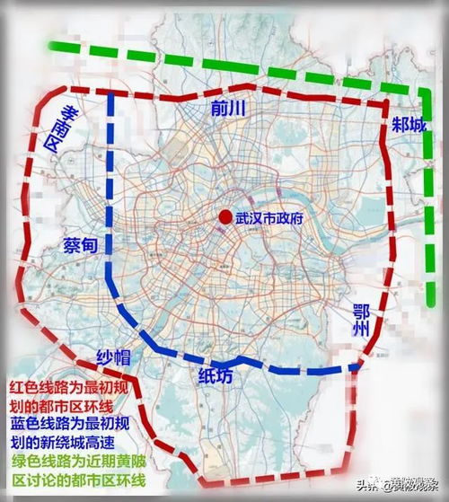 旧作重发 ▎武汉六环来了,前川被纳入武汉都市发展区之内